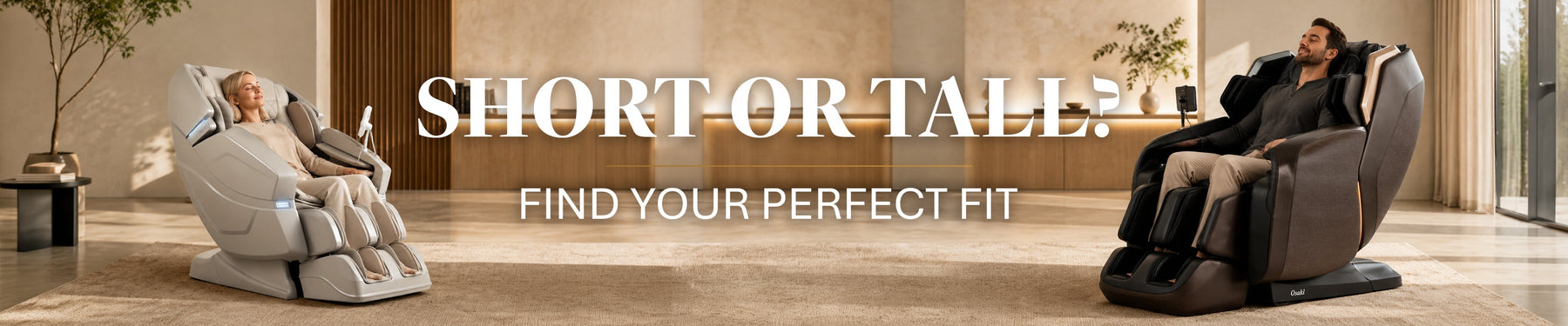 Massage Chair for Short vs Tall People: How to Find the Right Fit
