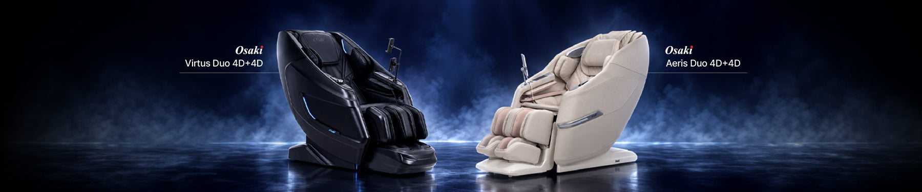 Osaki Virtus Duo vs. Aeris Duo: Which 4D Dual Massage Chair Is Right for You?