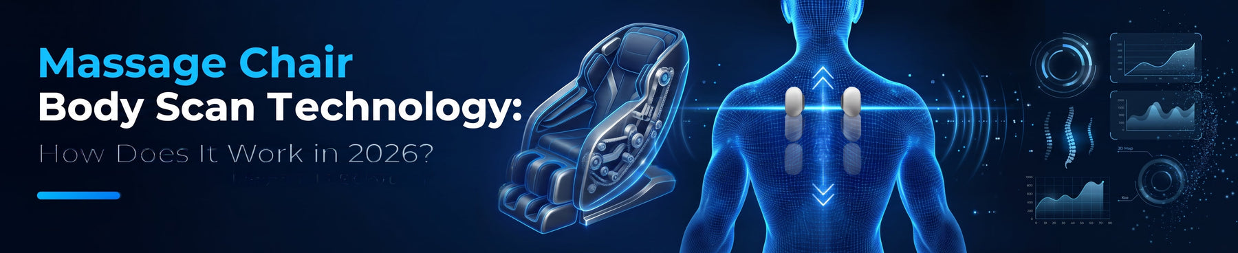 Massage chair body scan technology