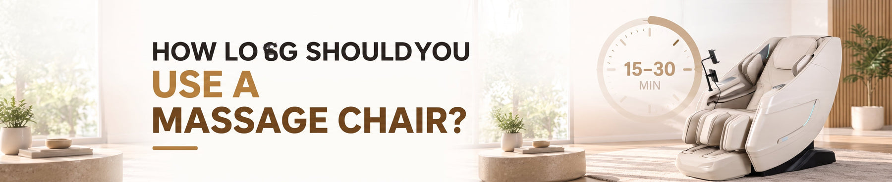 How long should you use a massage chair 15 to 30 minute recommended session time