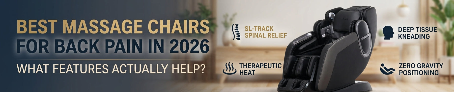 Best massage chair for back pain in 2026