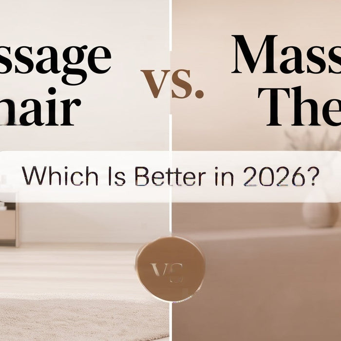 Massage chair vs massage therapist comparison in 2026