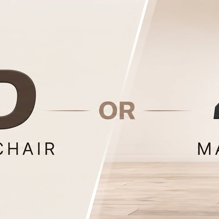 3D vs 4D massage chair comparison showing differences in massage technology and features 