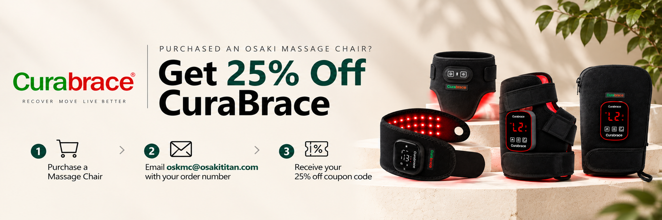 Osaki × CuraBrace | Complete Your At-Home Recovery